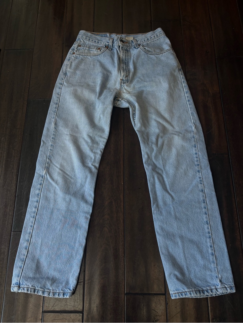 Vintage 90’s Levi's 505 Straight Leg Light Wash Blue Jeans - Made in USA
